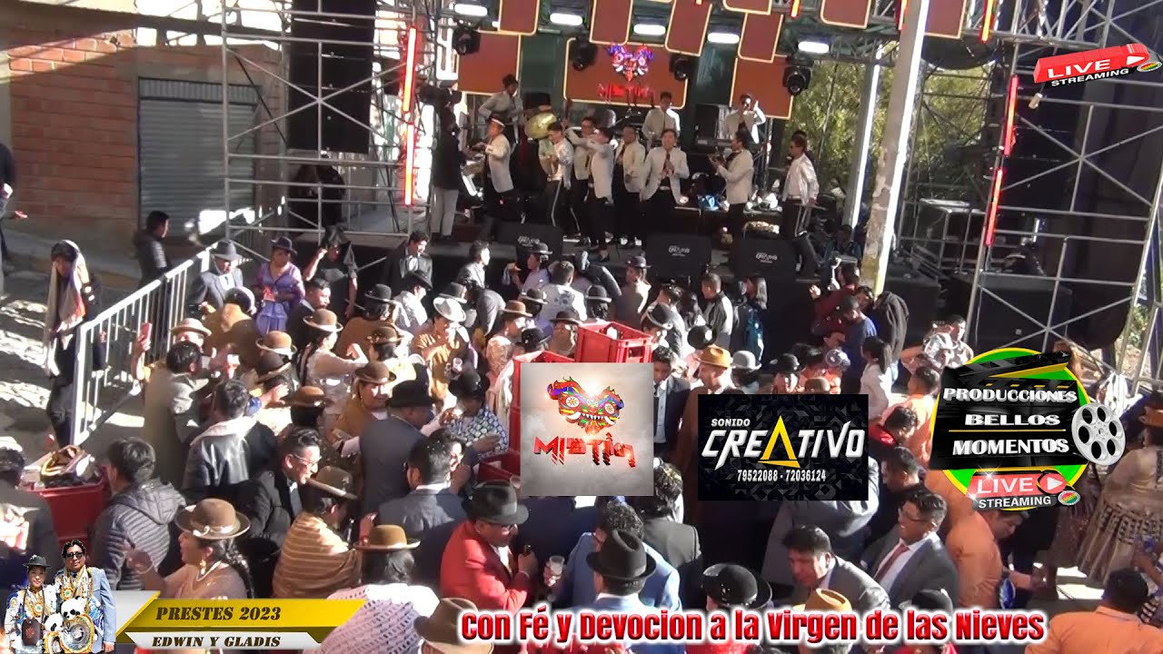 Agrupacion Mistika en Vivo - Prestes 2023  Edwin y Gladis