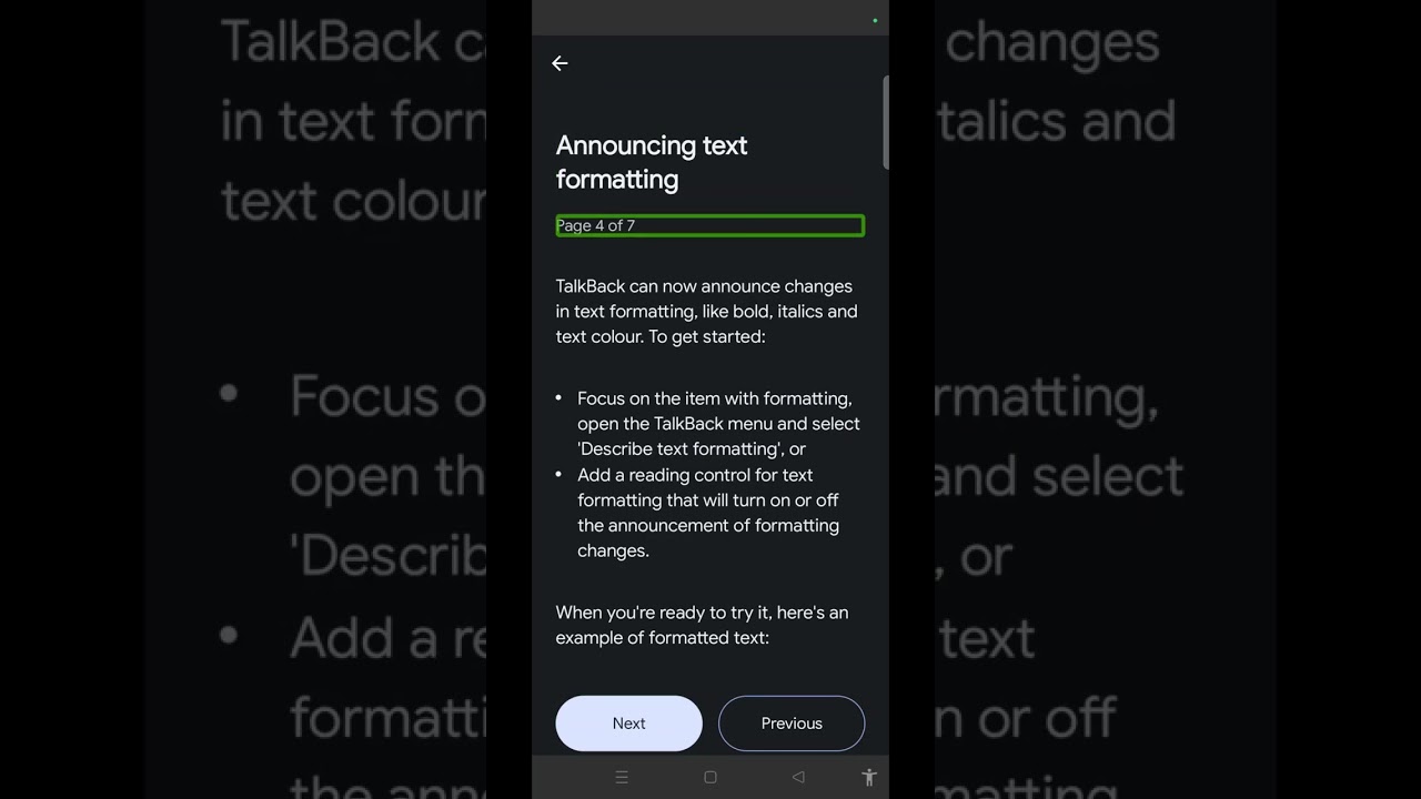 TalkBack 16.2 update  practical explanation for blind!