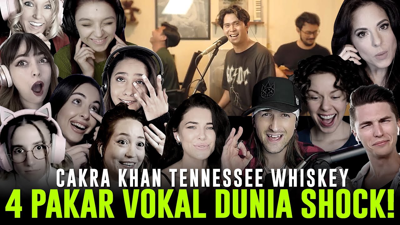 Cakra Khan  Tennessee Whiskey  Chris Stapleton Cover Live Session Reaction Compilation Mashup