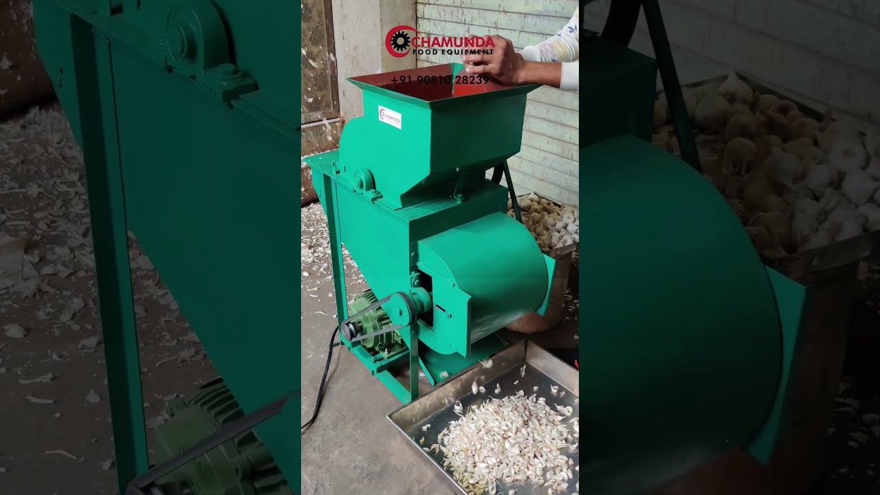 GARLIC BULB BREAKER MACHINE PRICE  GARLIC CUTTER MACHINE GARLIC PEELING  LAHSUN CHILNEKI KI MACHINE
