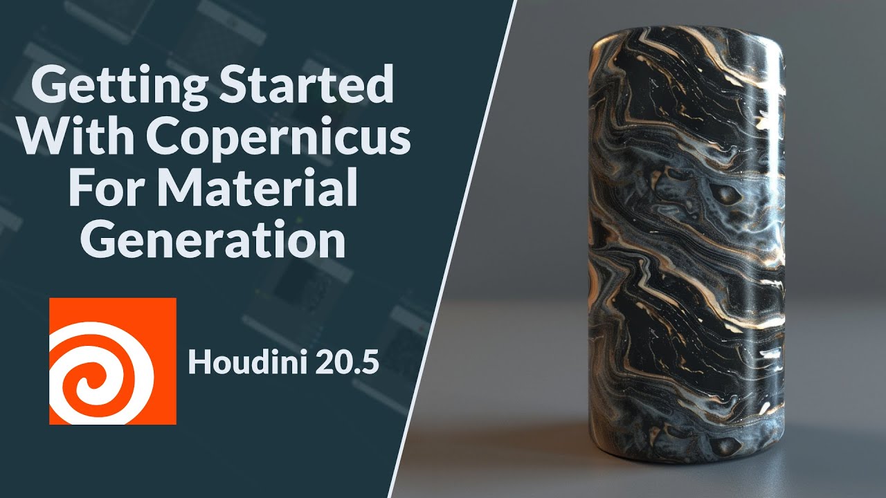 Начало работы с Copernicus для генерации материалов | Введение в COP | Houdini 20.5