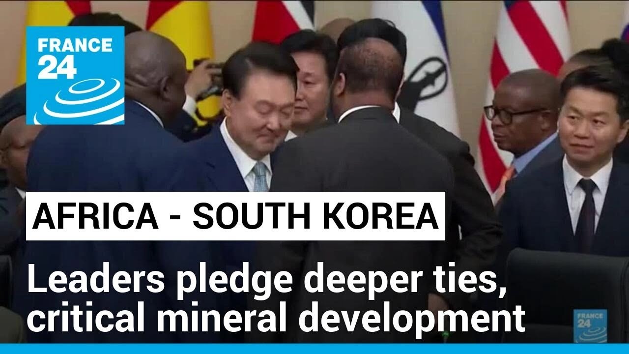 South Korea, Africa leaders pledge deeper ties, critical mineral development • FRANCE 24 English