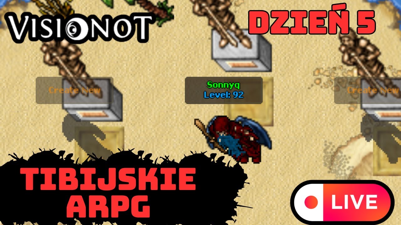 ARPG w tibijskim świecie - Dzień 5 VisionOT.online - Tibia Custom OTS