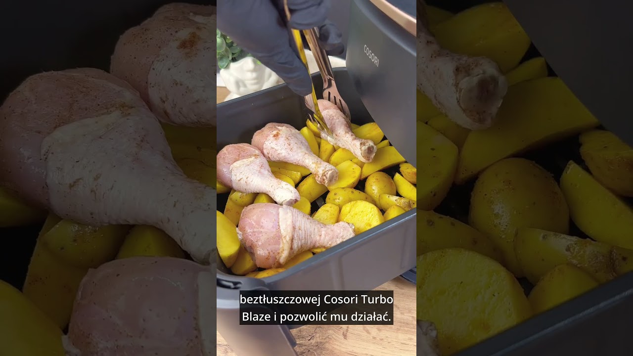 Chrupiące ziemniaki i soczyste mięso w mniej niż 30 minut z Cosori!