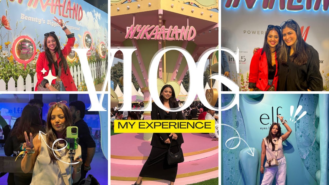 Nykaaland Full Experience 💄 | 3 Days Vlog | Fashion, Fun, Beauty & Inside Nykaaland