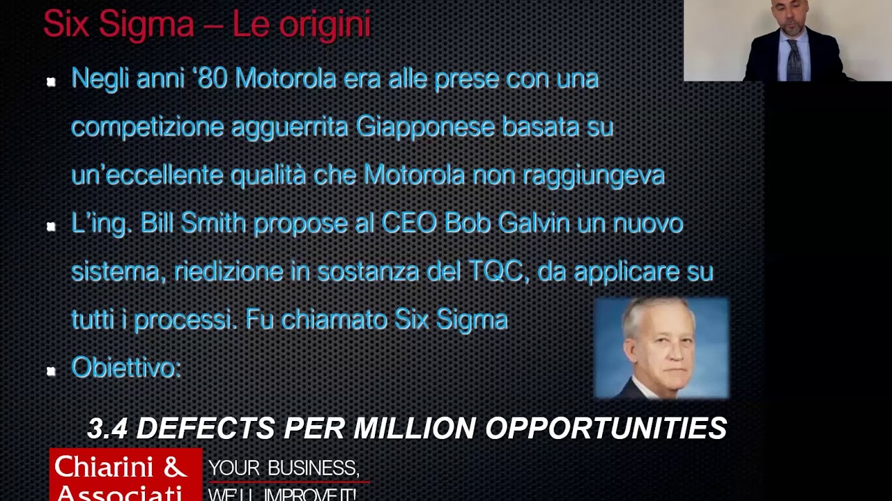 LEAN SIX SIGMA - CERTIFICAZIONI E RICONOSCIMENTO