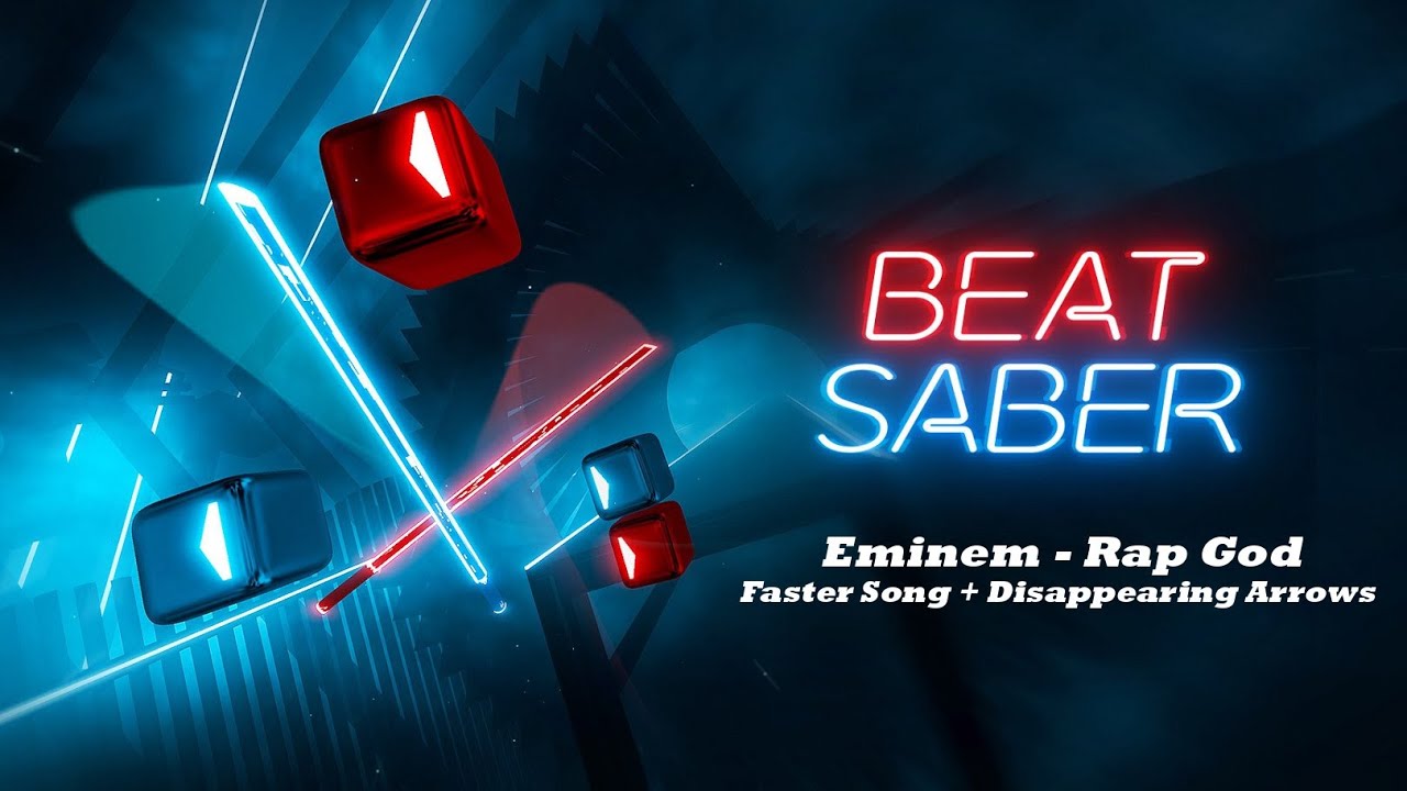 Beat Saber | Eminem - Rap God (Expert+) [Faster Song + Disappearing Arrows]