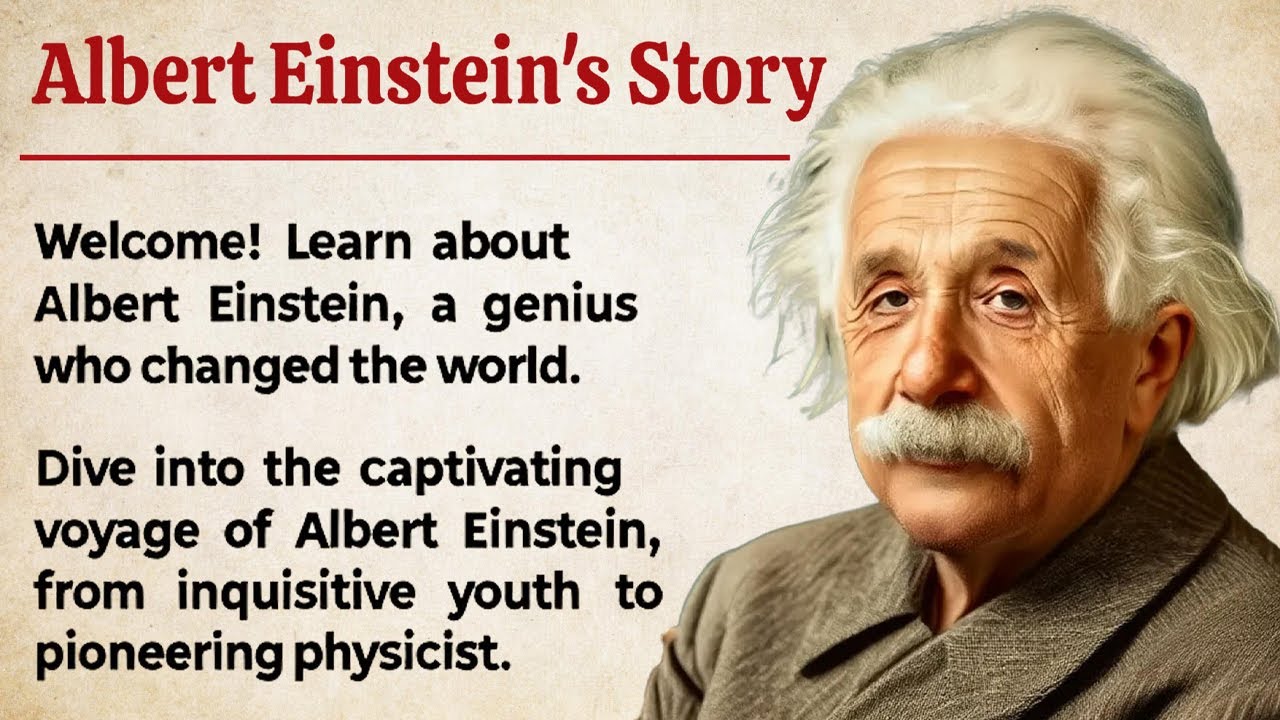 Albert Einstein’s Story 🔥| Learn English Through Story | Improve Listening Skills