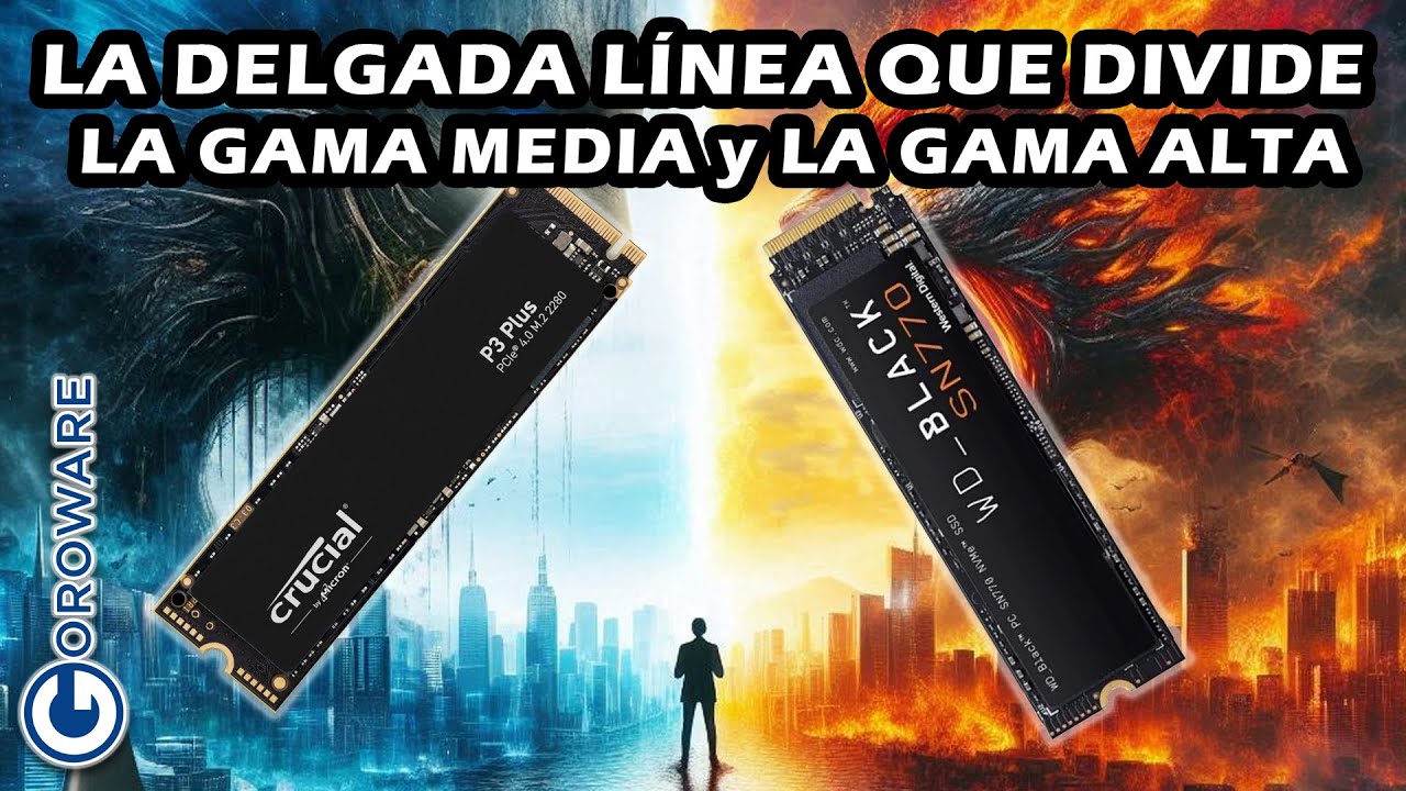CRUCIAL P3 PLUS vs WD BLACK SN770. La gama media de los M2 NVMe gen4 que quieren ser gama alta