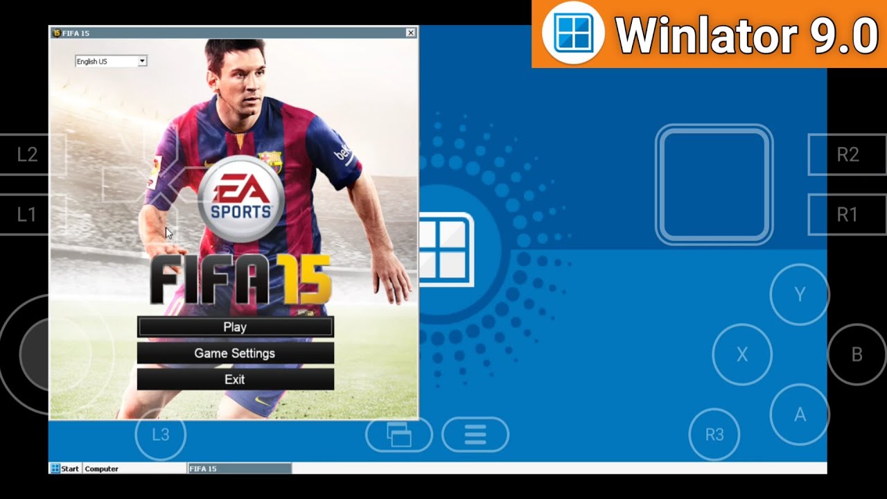 Nyoba FIFA 15 Winlator 9.0 Ternyata...