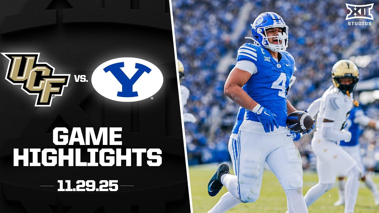 UCF vs. #11 BYU Game Highlights | 2025 Big 12 Football