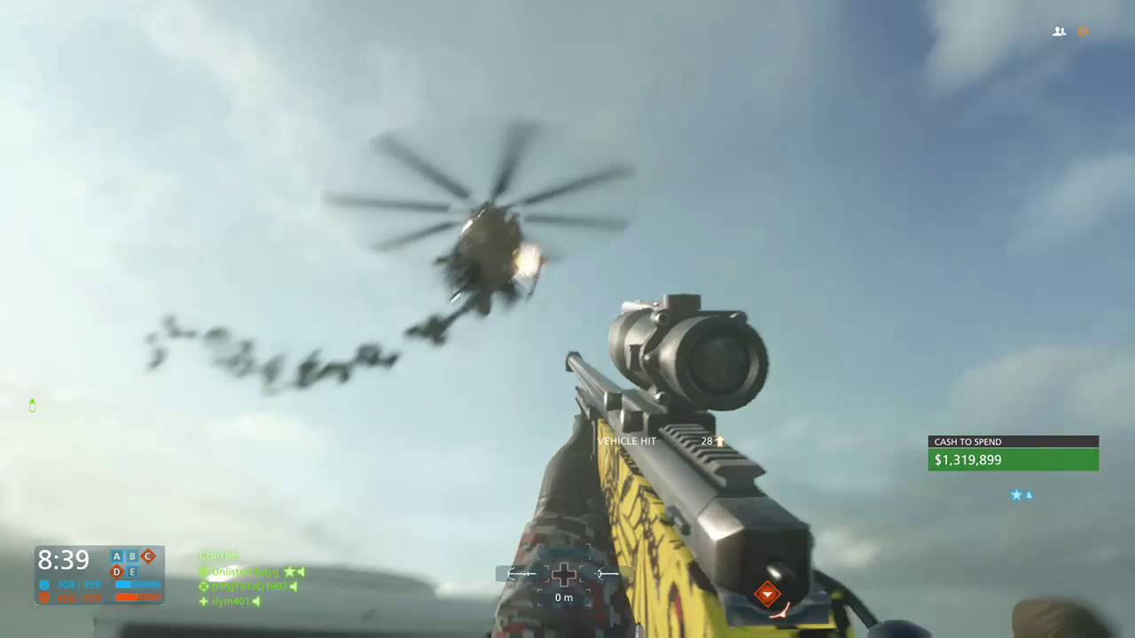 Battlefield Hardline Sniper Gameplay