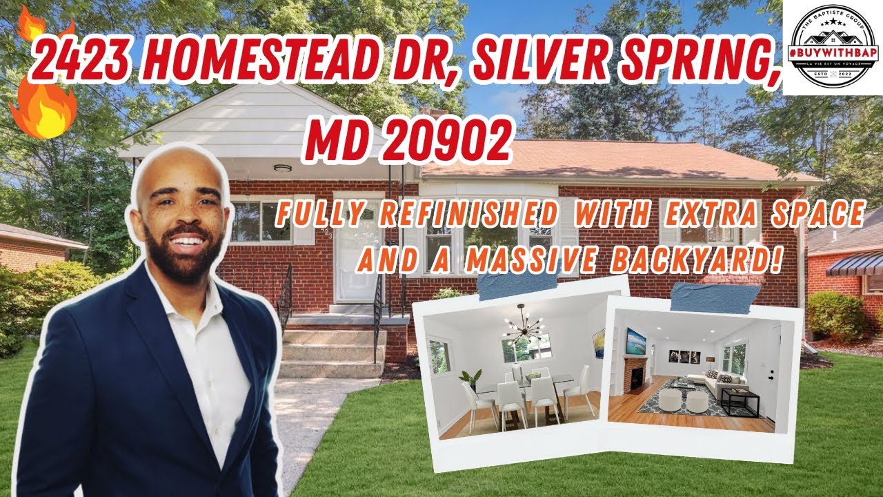Renovated Single Family Home in Silver Spring Maryland: 2423 Homestead Dr, Silver Spring, MD 20902