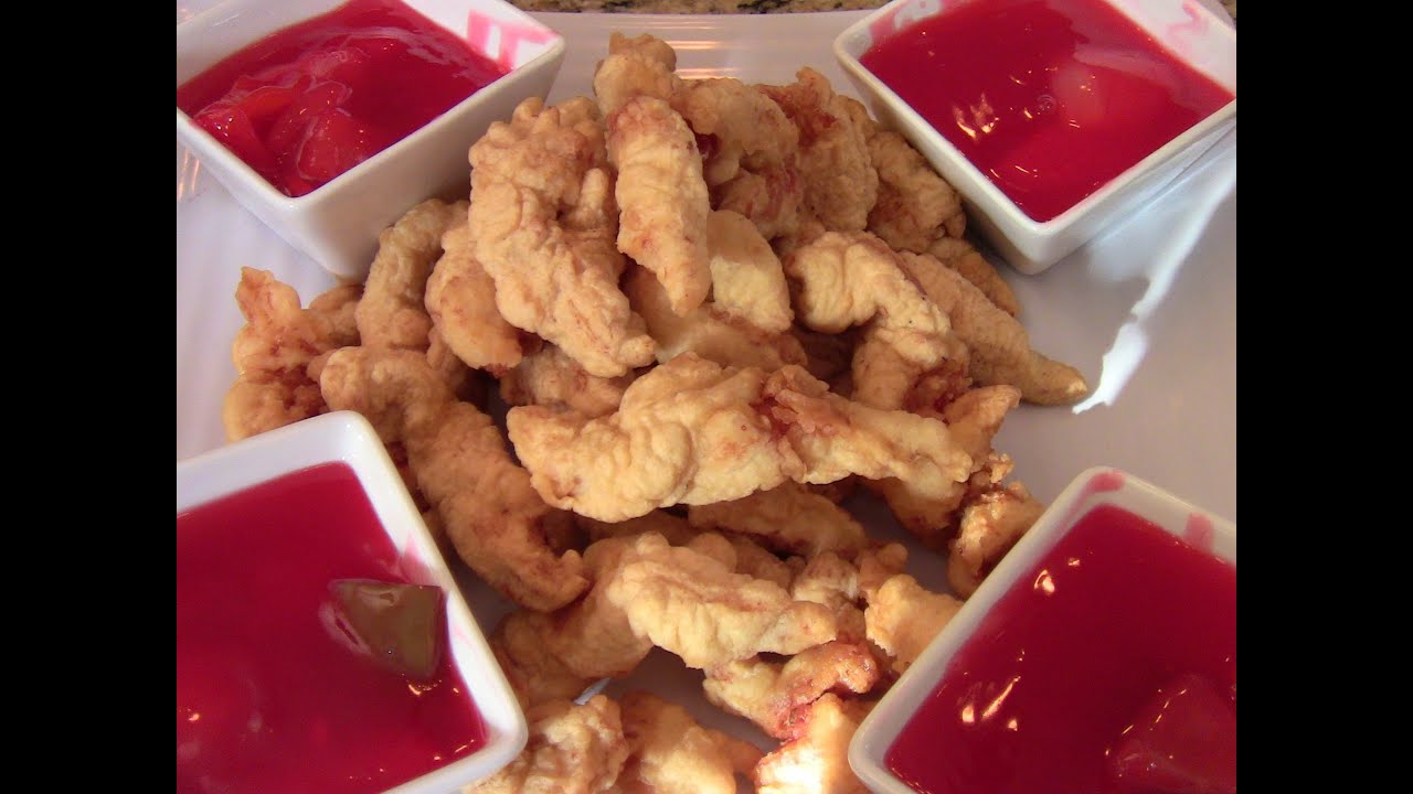 Homemade Sweet And Sour Crispy Chicken (1/2)