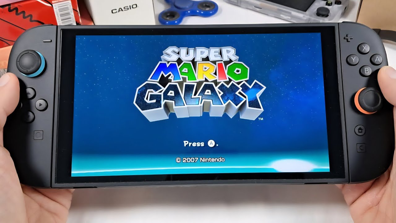 Super Mario Galaxy Nintendo Switch 2 Handheld Gameplay 