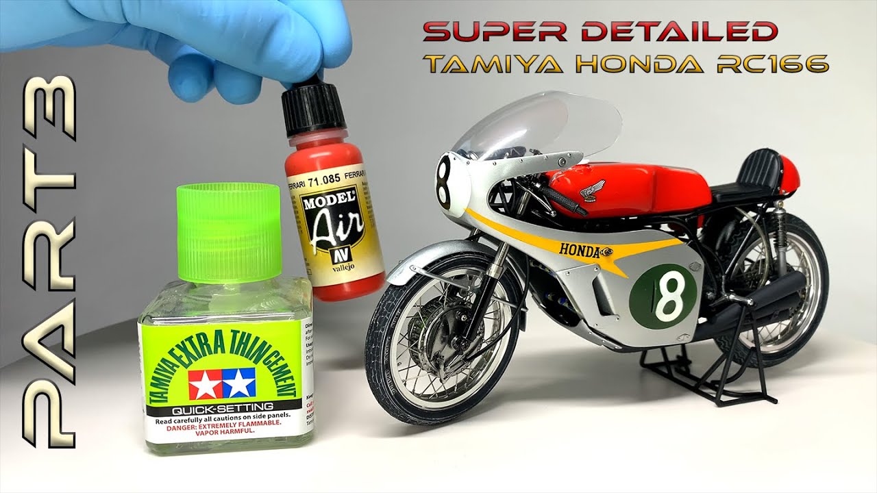 Super Detailed Honda RC166  1:12 Scale   Tamiya Model Kit