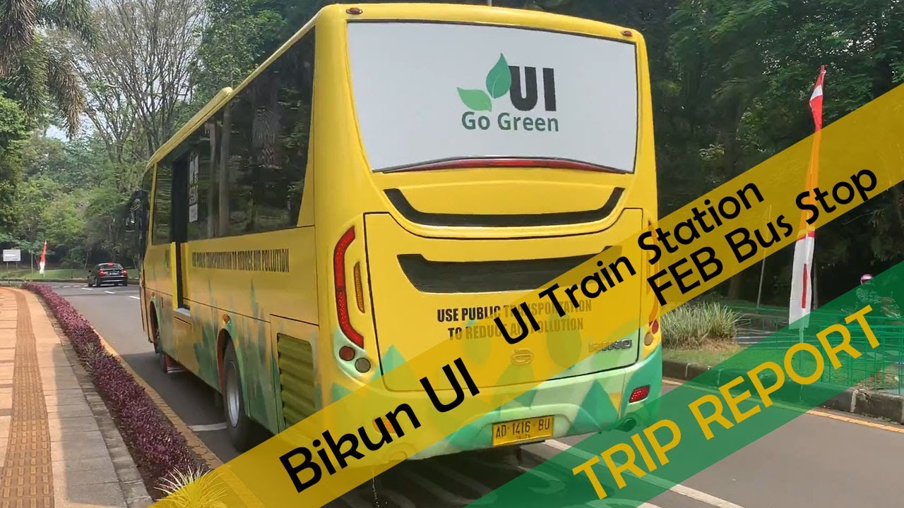 BRAND NEW BIKUN! | Bikun UI (Damri) | Universitas Indonesia Station to FEB Bus Stop