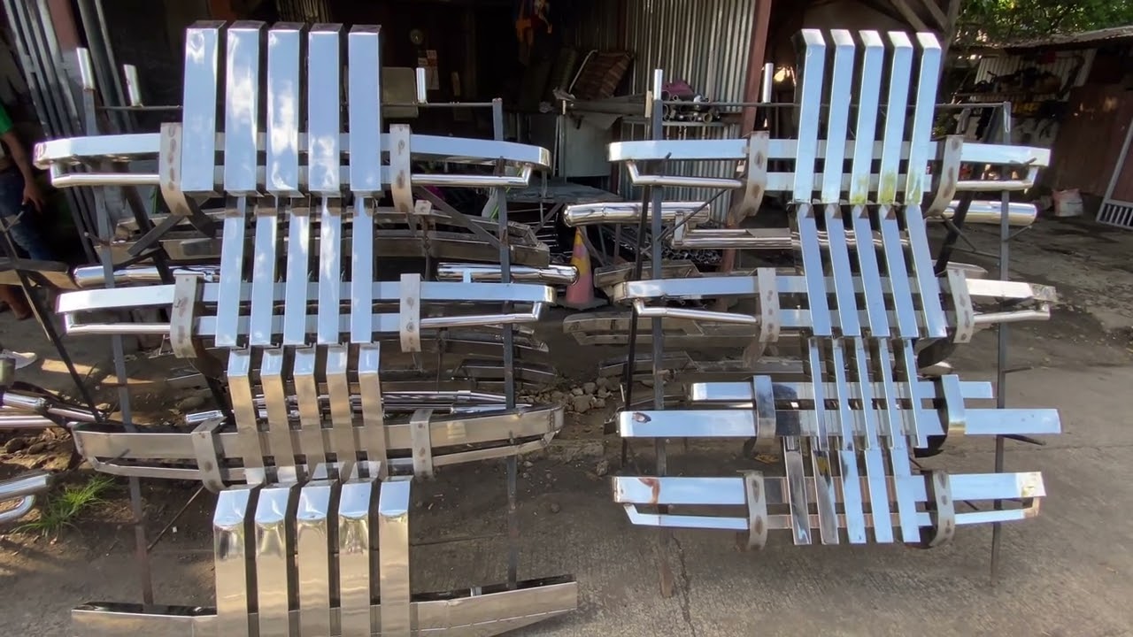 Bumper Stainless Steel for Multicab, Bongo Fabrication