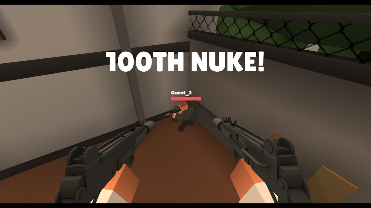 I got my 100th NUKE using UZIS! | Krunker