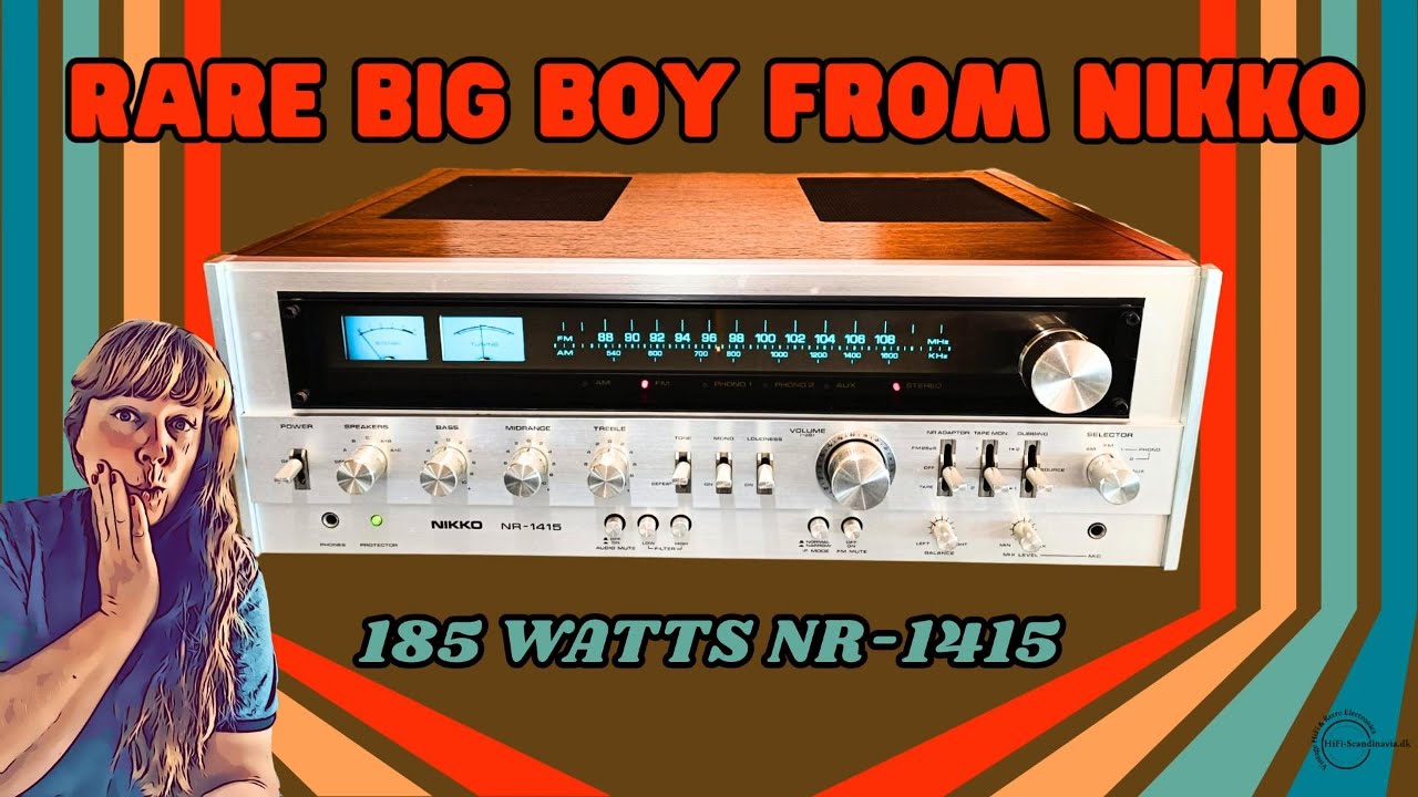 RARE BIG BOY FROM NIKKO 💪 185 WATTS NR-1415 RECEIVER