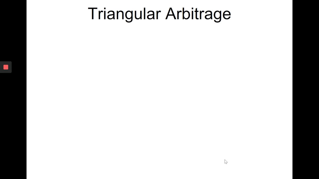 Triangular Arbitrage