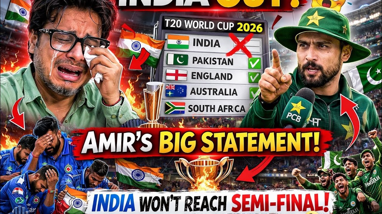 Tanvir Ahmed Crying 😭 On Amir Statement India Will Not Qualify For Semi Final of T20 World Cup 2026