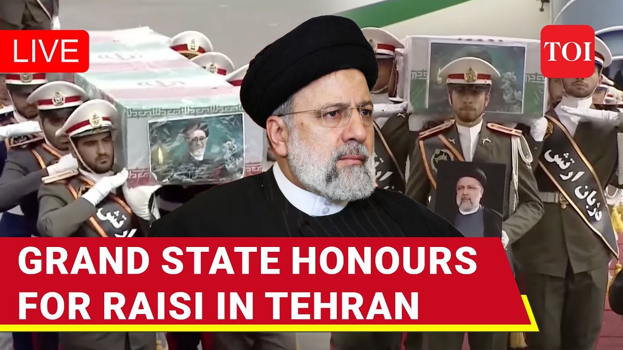LIVE | Iranians Throng Raisi's Funeral Ceremony In Tehran; State Honours For Late President