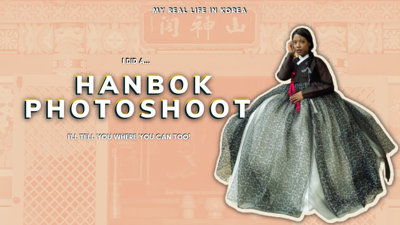 BLACK GIRL IN KOREA VLOG | Hanbok Photoshoot