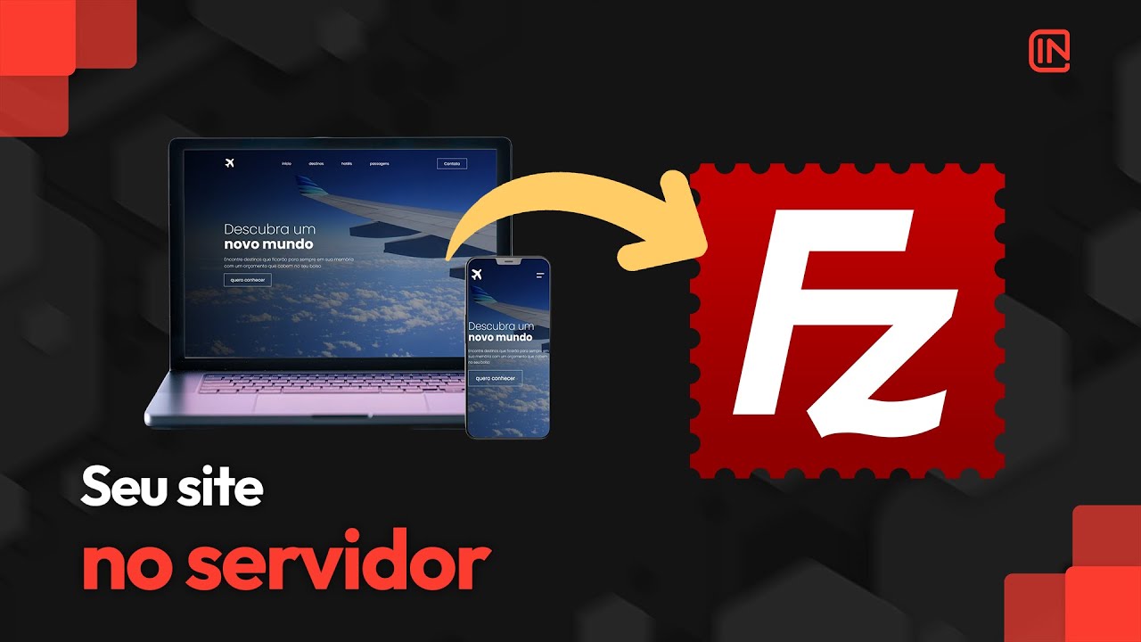 Como colocar um site no ar - subindo os arquivos do site