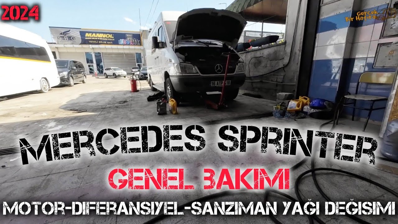 Mercedes Sprinter Genel Bakımı | Motor - Diferansiyel - Şanzıman Yağı Nasıl Değiştirilir?