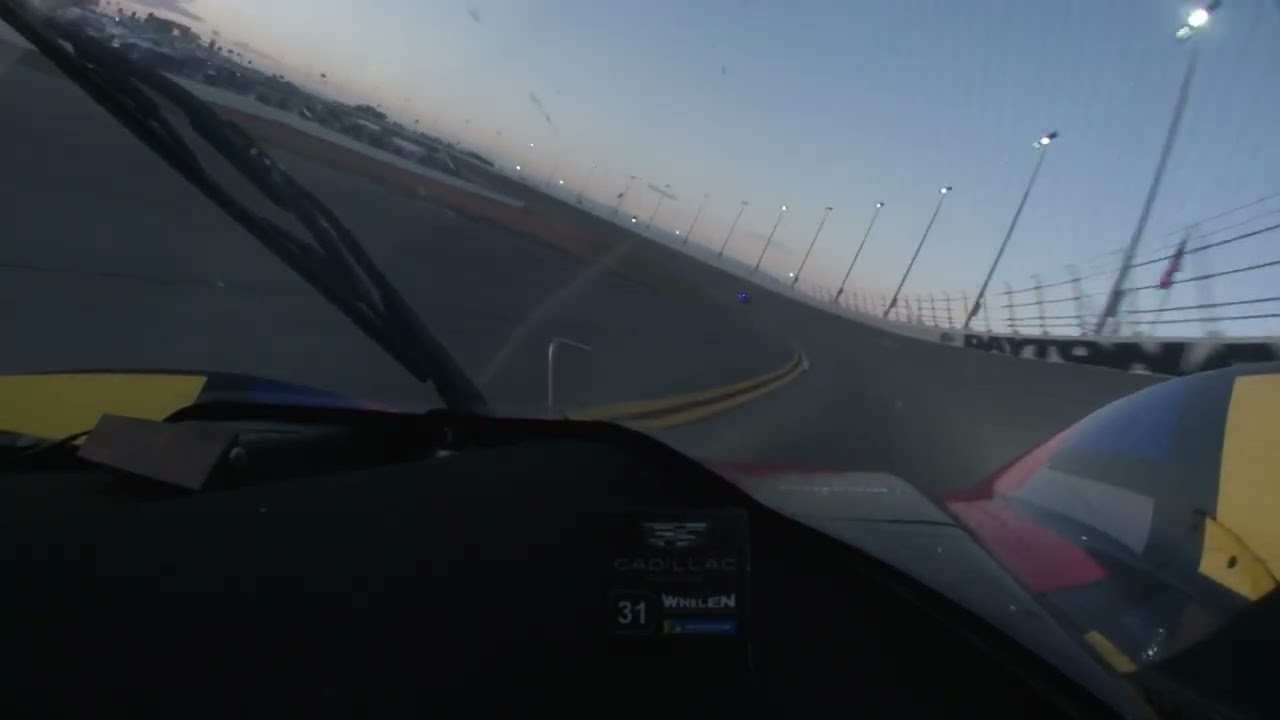 Cadillac V-Series.R ONBOARD at Sunset | 24 Hours of Daytona | Raw GTP
