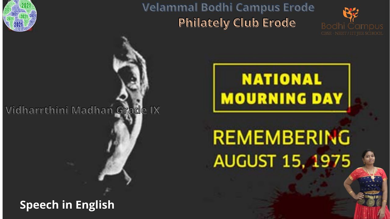 When is National Day of Mourning Bangladesh 15 August 2021 History