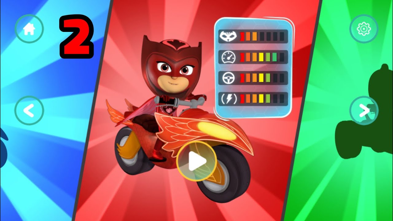 Pyjamashjältarna: Racing Hjältar - Ugglis - Del 2 - iOS Spel!