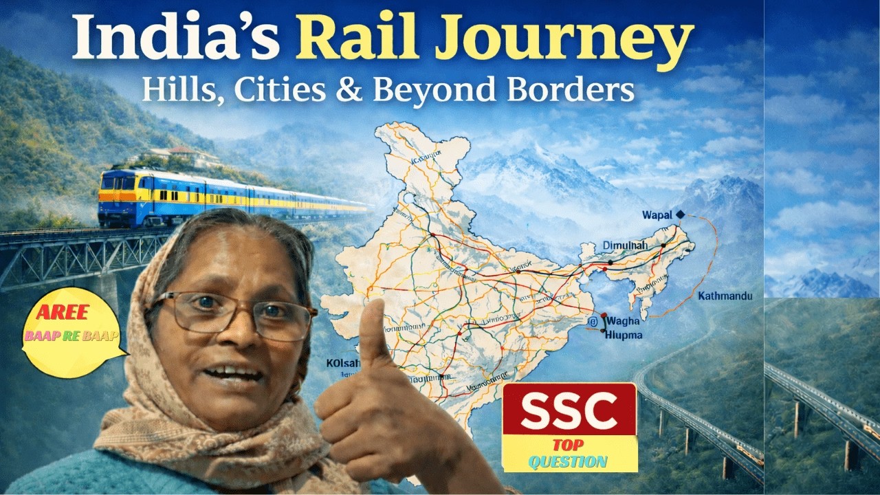 India’s Rail Journey: Hills, Cities & Beyond Borders