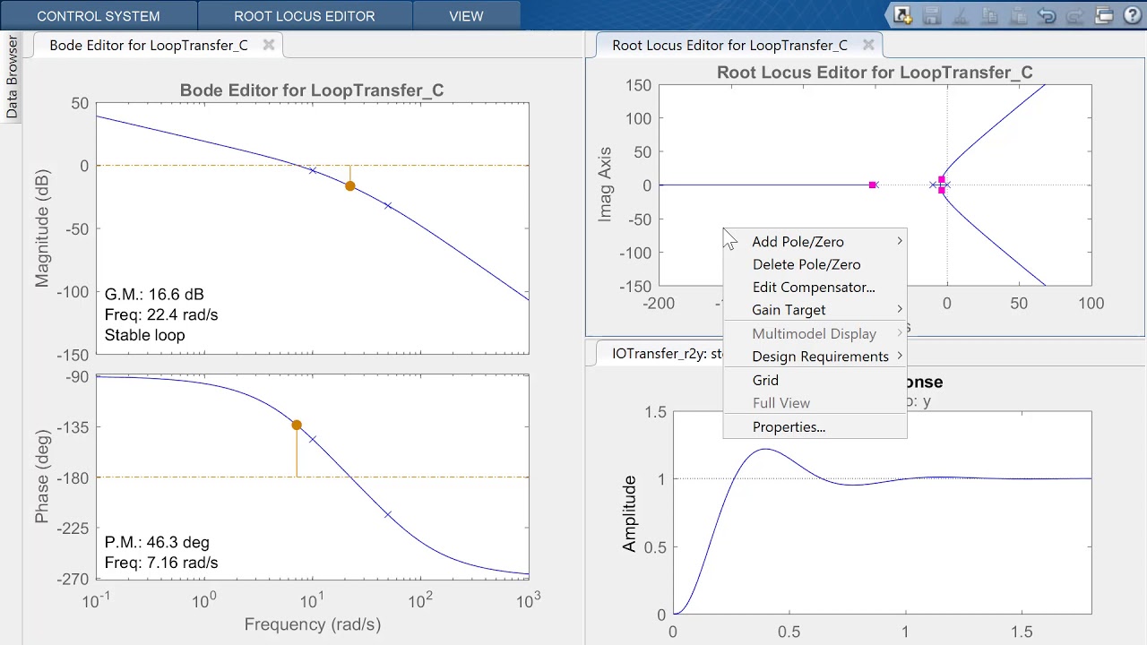MATLAB sisotool Introduction