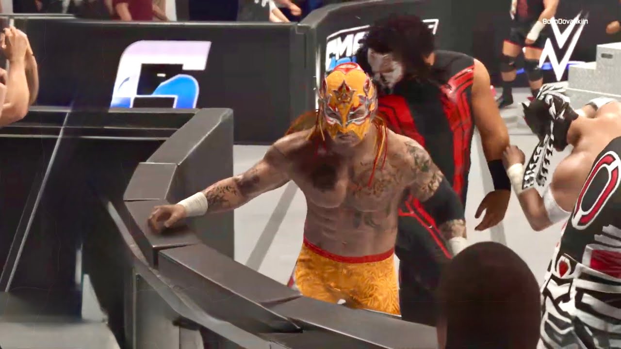 WWE 2K26 - Rey Fenix Vs. Talla Tonga: Bloodline Rules Match, PS5