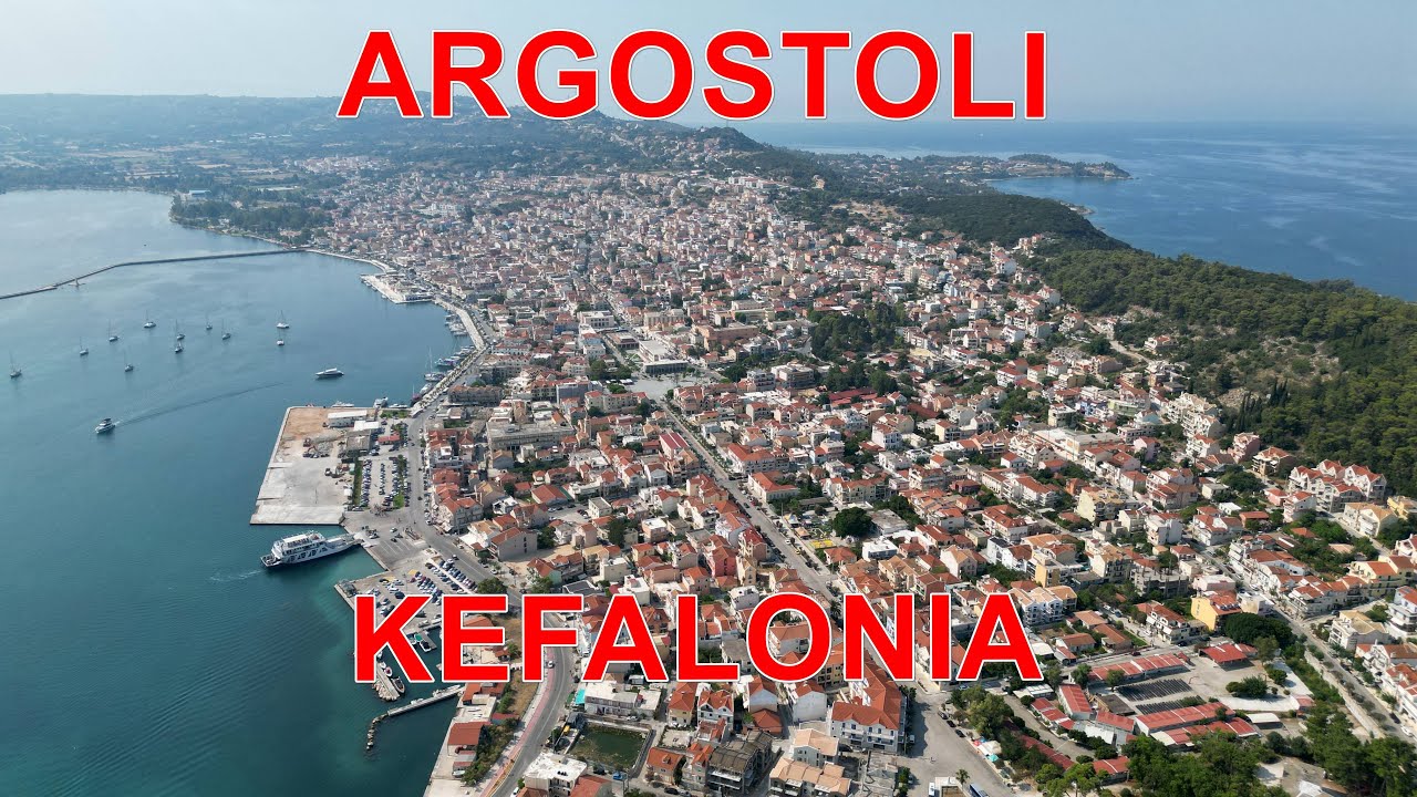 Kefalonia, Greece 4K Drone - Argostoli