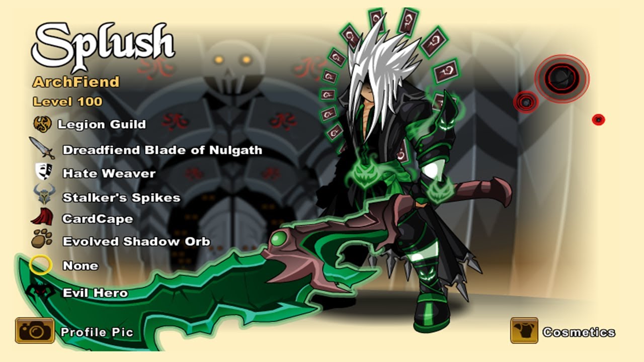 Страницы с крутыми персонажами AQW (100)