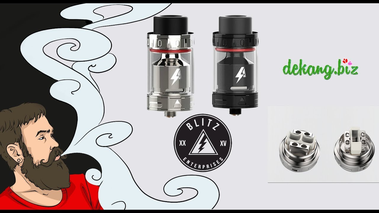 Vape обзор №239. Intrepid RTA от BlitzVapes \ Dekang.biz