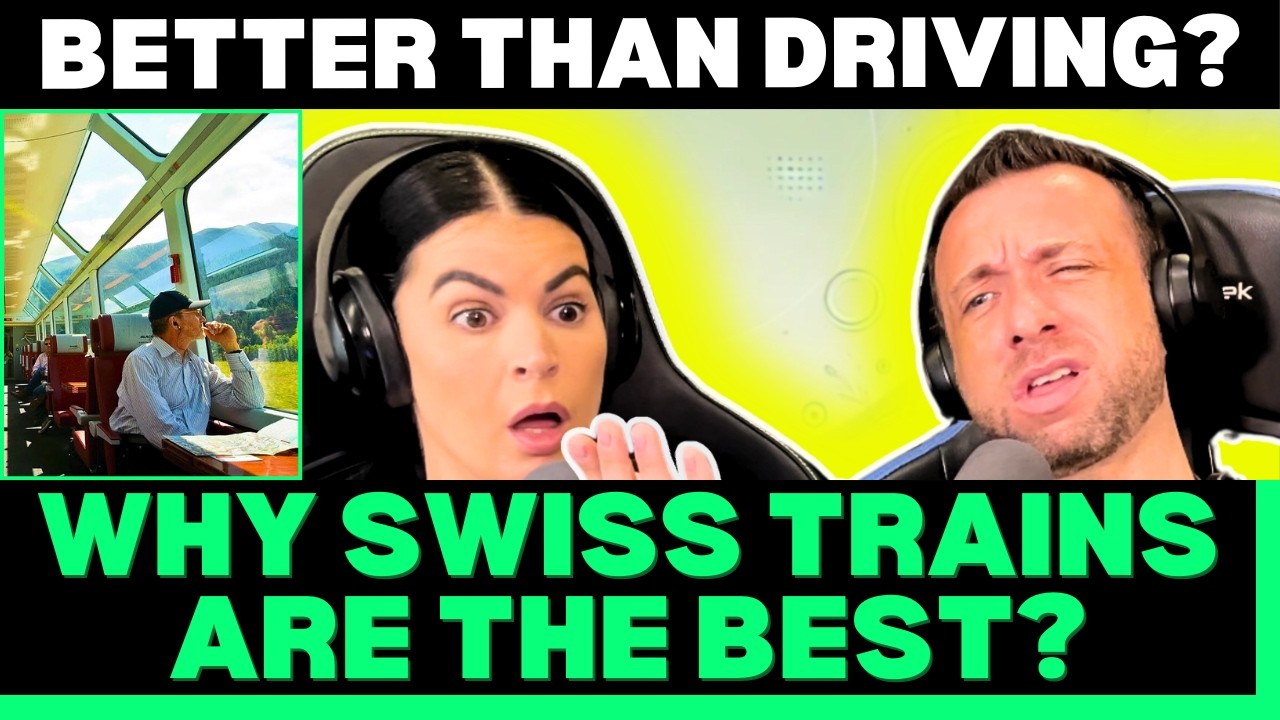 Canadian Couple Reacts To Why Swiss Trains Are The Best In Europe | We Need This At Home