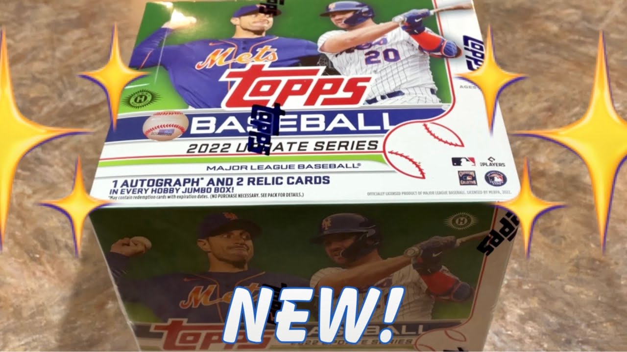 NEW RELEASE!  2022 TOPPS UPDATE BASEBALL CARDS!  JUMBO BOX!