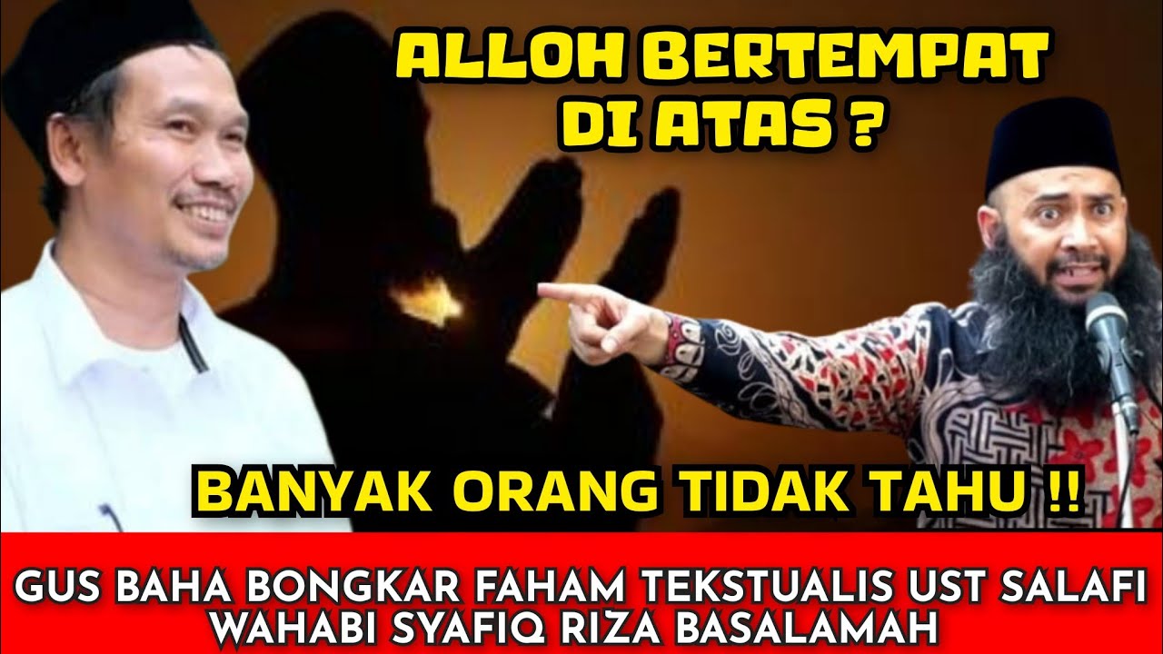 GUS BAHA SKAKMAT UST SYAFIQ RIZA BASALAMAH ( SALAFI WAHABI ) ‼️
