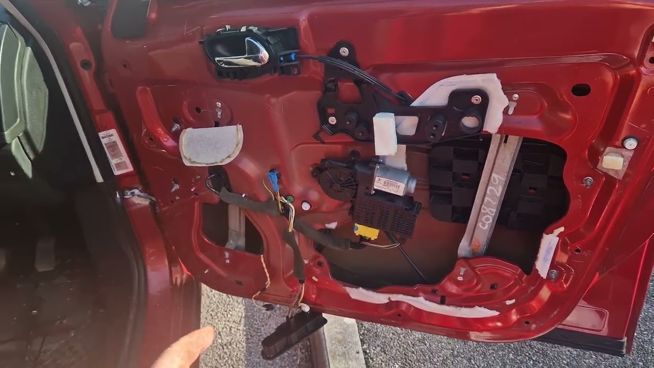 Remove window regulator from Citroën C4 Grand Picasso 2010