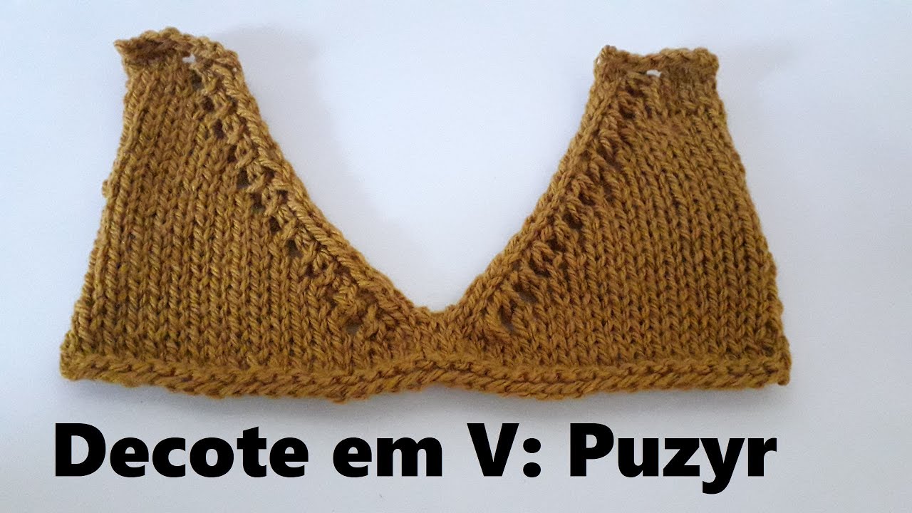 Decote em V: Modelo 1
