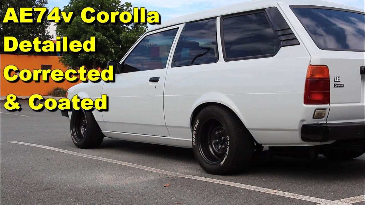 AE74v Corolla Van Restored - Detailed - Ceramic Coated with Gtechniq EXO4