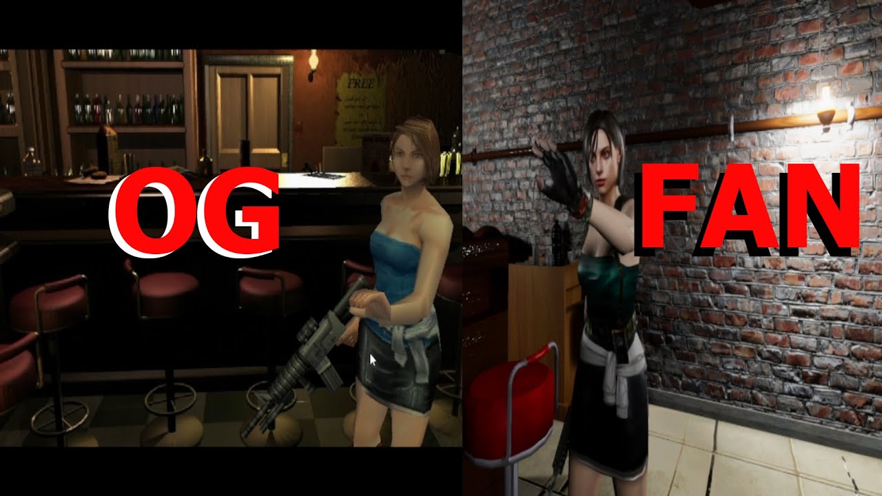 Resident Evil 3 FAN Remake vs Original | Direct Comparison