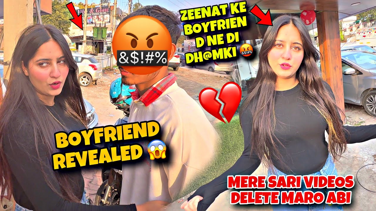 Zeenat ke boyfriend ne di dh@mki 🤬 Zeenat ne boyfriend reveal kar dia 😱 mere delete karo 🤬 Kawa h2r