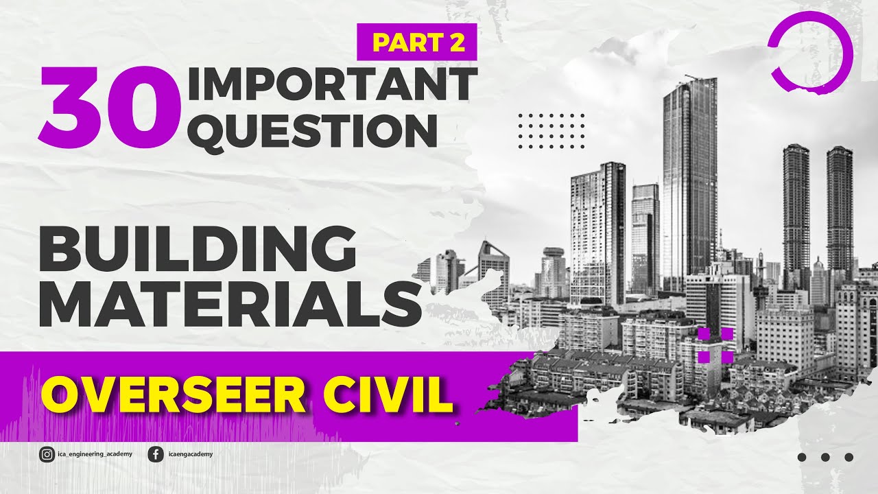 Overseer Civil | Building materials - Part 2| Kerala PSC | Civil engineering Free class | Kerala PSC
