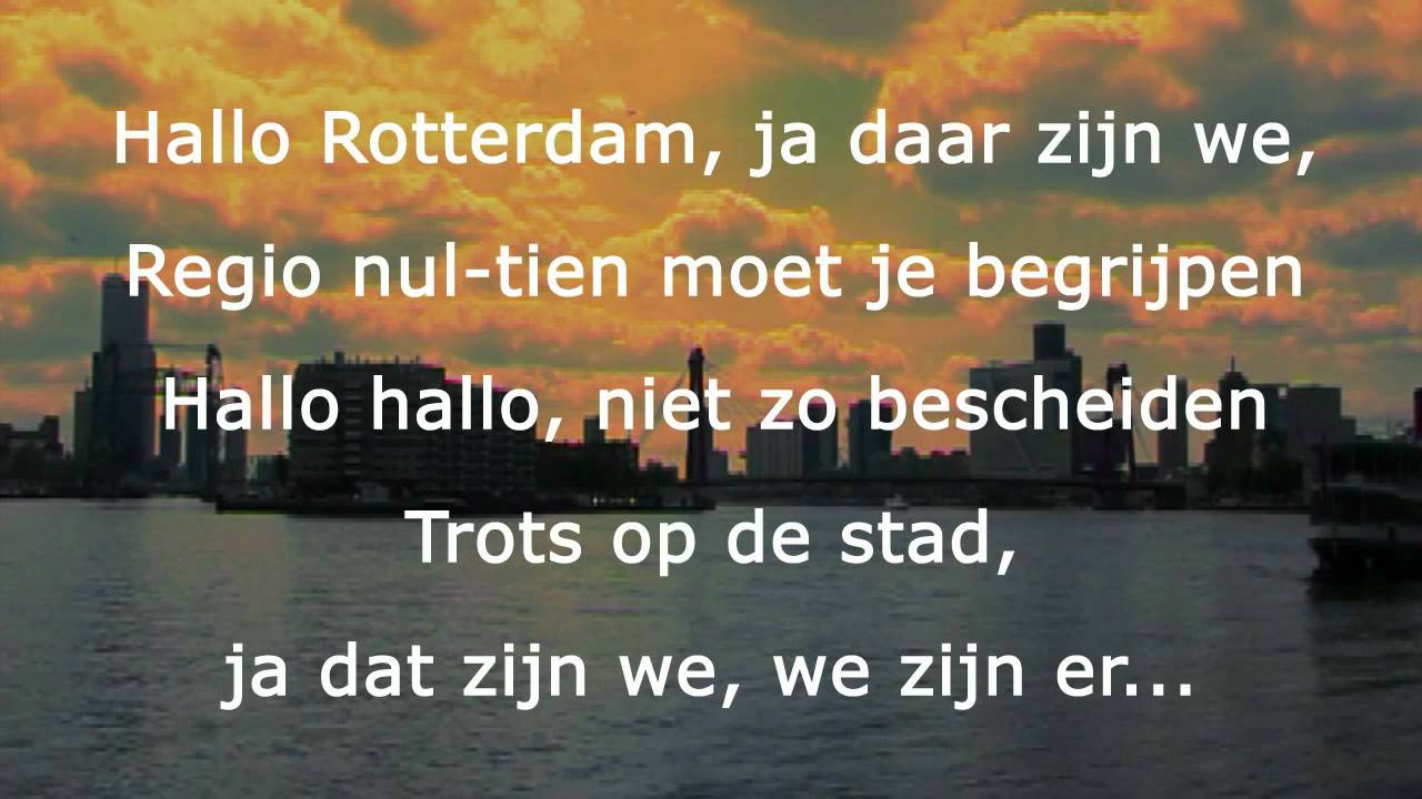 Hallo Rotterdam (door Zangmakers)