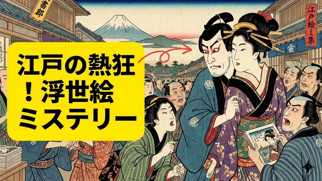 【衝撃】蕎麦一杯で買えた浮世絵が江戸を熱狂させた理由…265年間の娯楽革命
